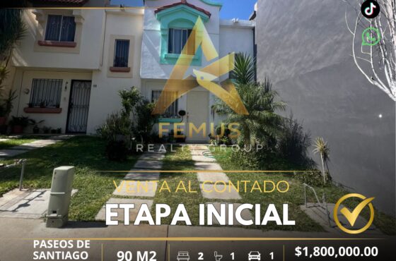 PASEOS DE SANTIAGO $650,000.00