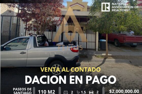 PASEOS DE SANTIAGO $1,150,000.00