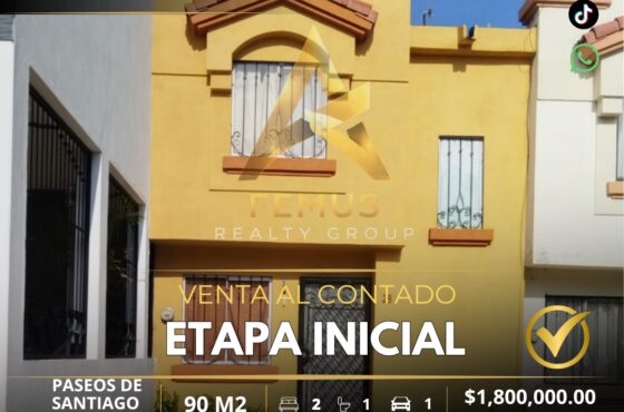 PASEOS DE SANTIAGO $580,000.00