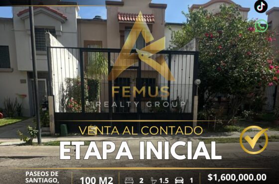 PASEOS DE SANTIAGO $ 630.000.00